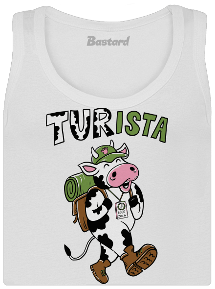 Tur na cestách dámske tielko klasické White