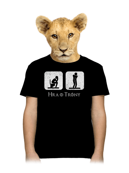 Hra o trůny detské tričko Black