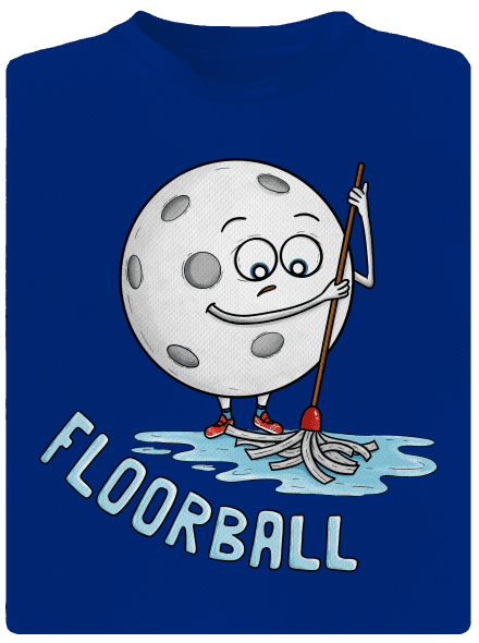 Floorball pánske športové tričko Royal Blue Mal
