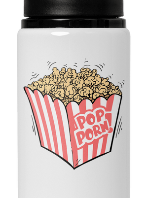 Popporn flaša na vodu White
