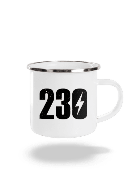 230 V plecháčik White