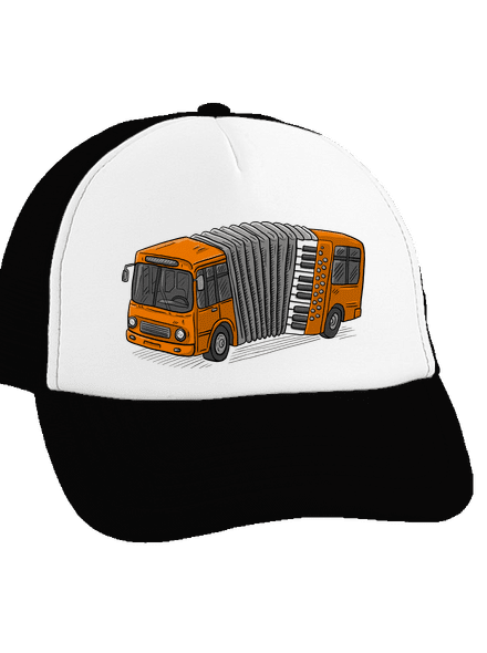 Harmonika šiltovka truckerka Black cap