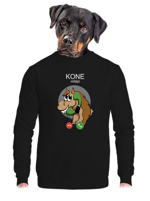 unisex mikina bez kapucne