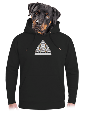 Obrázkový alko kvíz a fix unisex mikina premium Dark Black