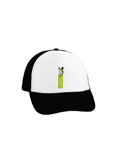 Panáčik šiltovka truckerka Black cap