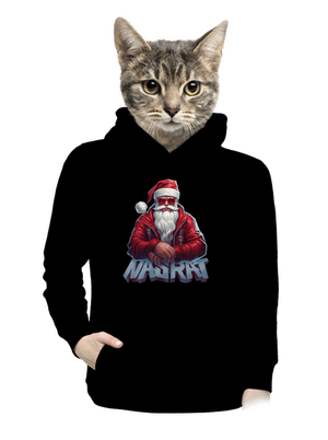 Sranta Klaus dámska mikina klokanka Black