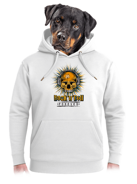Rock'n'Roll forever unisex mikina premium Snowwhite