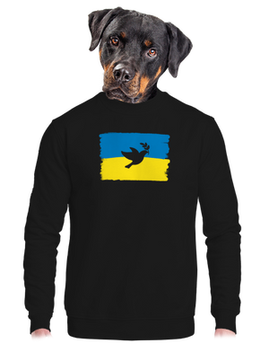 unisex mikina bez kapucne