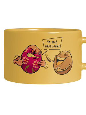 Zmaľujem ťa hrnček makronka Yellow Macaron