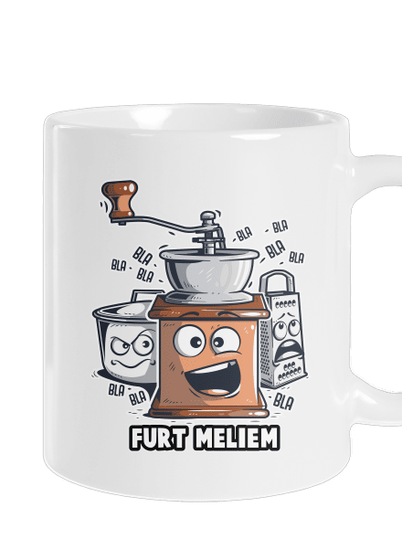 Mlynček klasický hrnček White