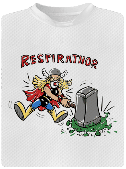 Respirathor detské športové tričko White