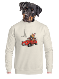 unisex mikina bez kapucne