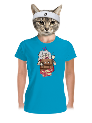 Osudová láska dámske športové tričko Blue Atol