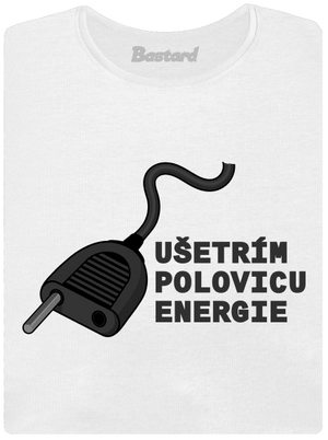 Ušetrím polovicu dámske tričko prémium White