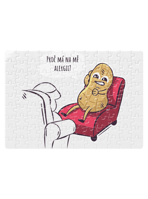 Alergény u psychológa puzzle White