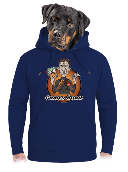 Games Bond unisex mikina premium Navy