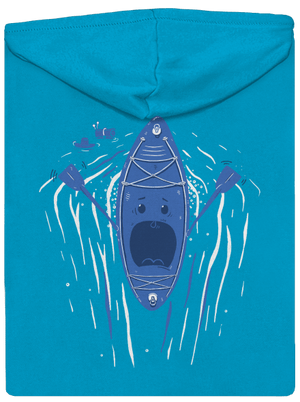 Ahhhh! dámska mikina na zips Blue Atol