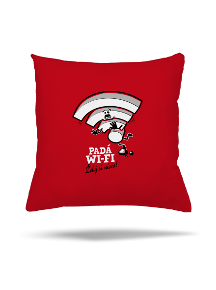 Padá wi-fi vankúš Red