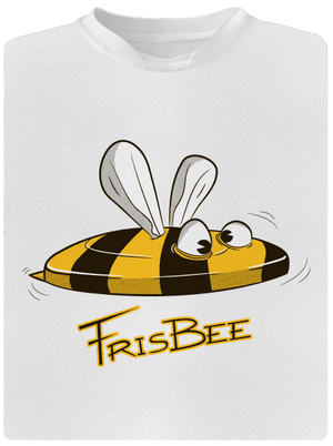 Frisbee pánske športové tričko White