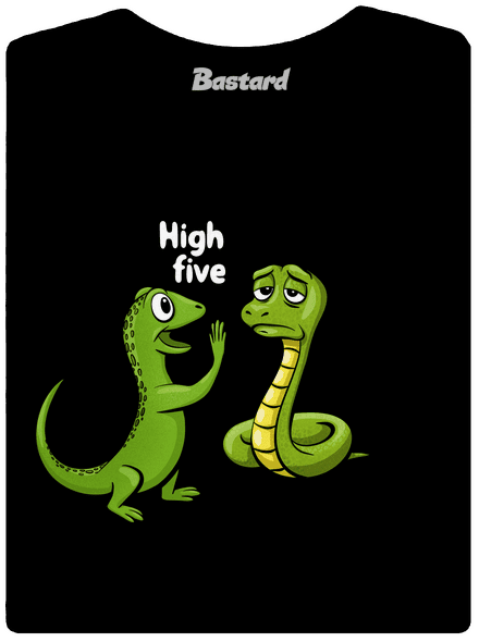 High Five dámske tričko s lemom Black