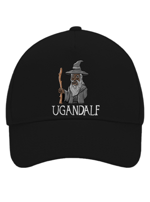 Ugandalf šiltovka baseballka Black