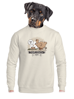 Strongest bird unisex mikina bez kapucne Off White