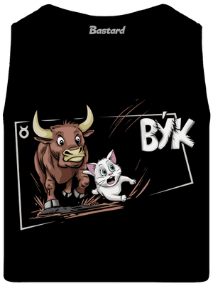 Mačací horoskop: Býk pánske tielko Black