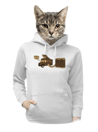 dámska mikina klokanka