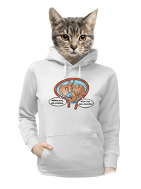 dámska mikina klokanka