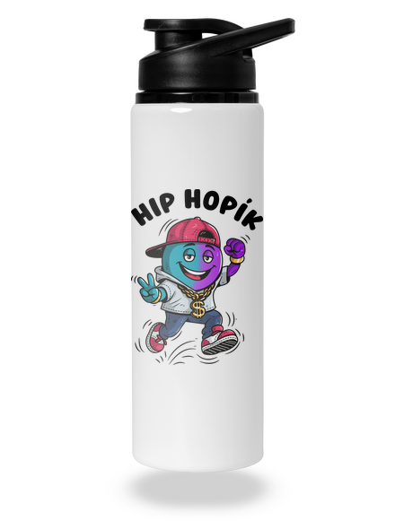 Hip Hopík flaša na vodu White