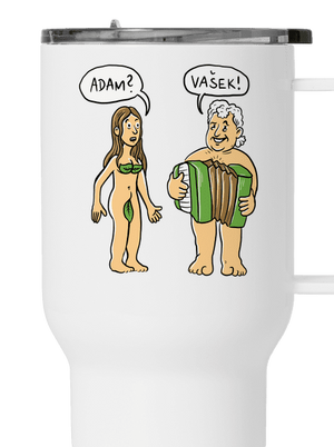 Eva a Vašek termohrnček White