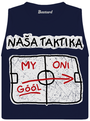 Naša taktika dámske tielko voľné Navy