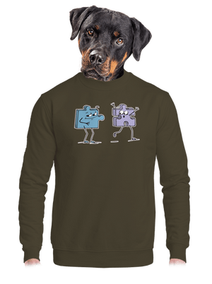 unisex mikina bez kapucne