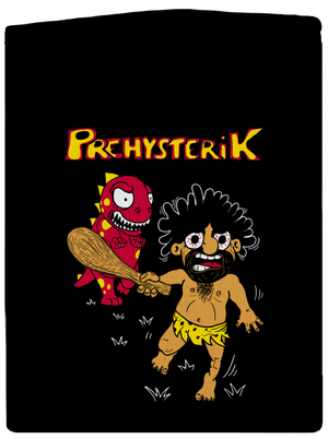 Prehysterik dámska mikina na zips Black