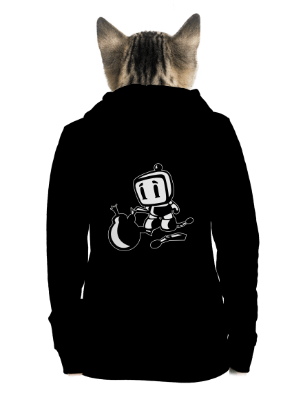 Bomberman dámska mikina na zips Black