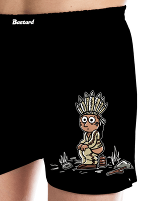 Indiánek pánske trenky Black