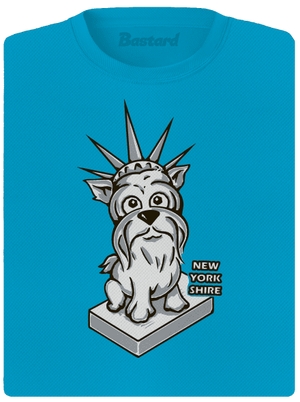 New Yorkshire dámske športové tričko Blue Atol