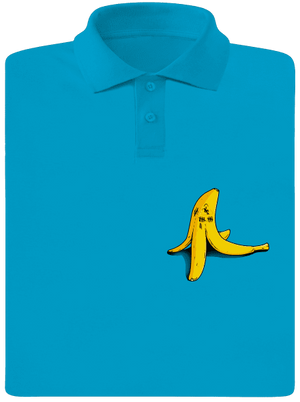 Banán zabijak pánska polokošeľa Blue Atol