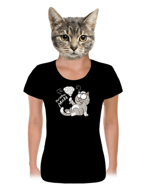 Macko a Micka dámske tričko Black