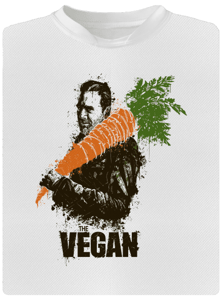 Vegan detské športové tričko White