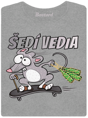Šedí vedia - myšiak dámske tričko Dark Gray Melange