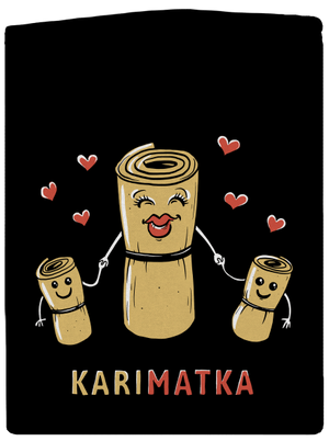 Karimatka dámska mikina na zips Black