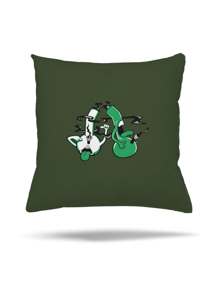 Bongo kašeľ vankúš Olive Green