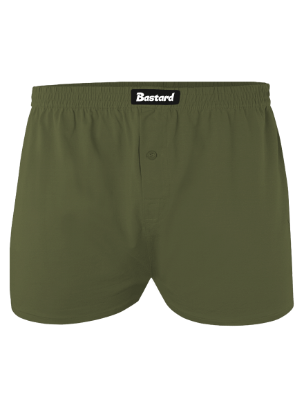 Bez potlače pánske trenky Khaki