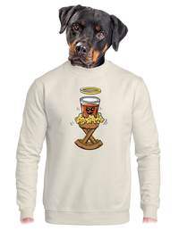 unisex mikina bez kapucne