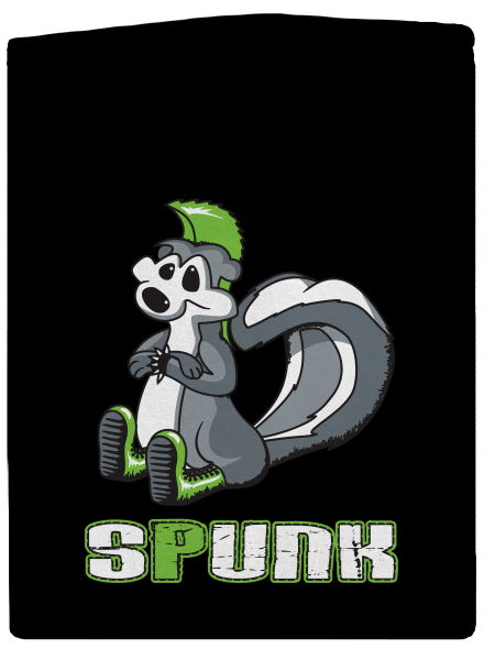 Spunk dámska mikina na zips Black