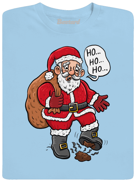 Ho ho ho  detské tričko Sky Blue
