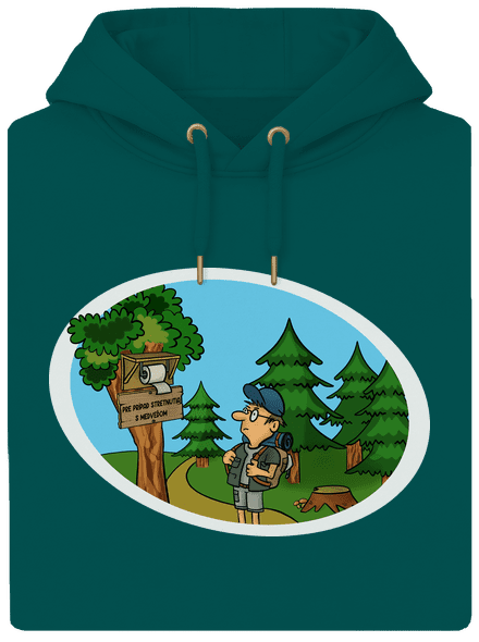 Stretnutie s medveďom unisex mikina premium Emerald Green