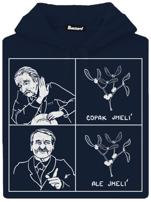 Cimrman: Copak jmelí pánska mikina klokanka Navy