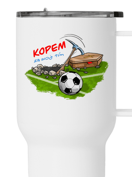 Kopem za svoj tím termohrnček White